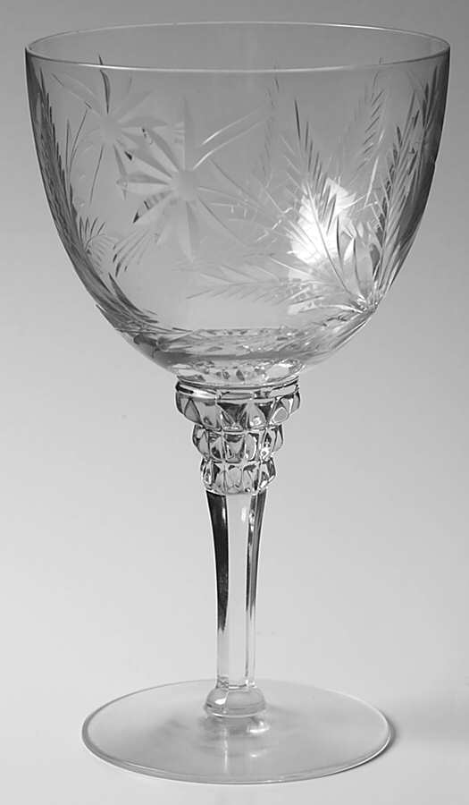 Mariposa Water Goblet by Tiffin-Franciscan-1