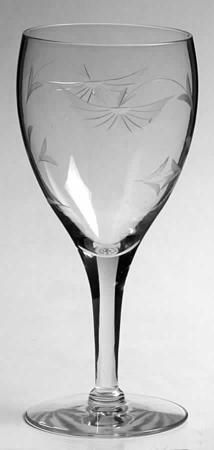 Marie Water Goblet by Tiffin-Franciscan-1