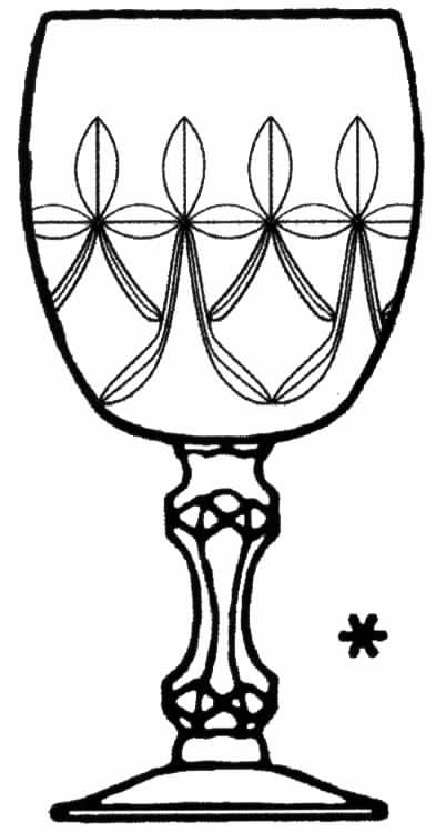 Marlborough Water Goblet by Tiffin-Franciscan-1
