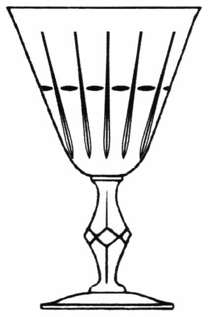 Melody Water Goblet by Tiffin-Franciscan-1