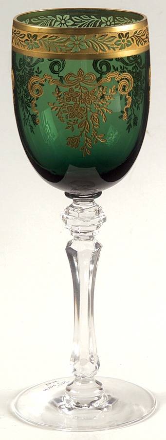 Melrose-Green (Stem 15074, Gold Encrusted) Claret Wine by Tiffin-Franciscan-1