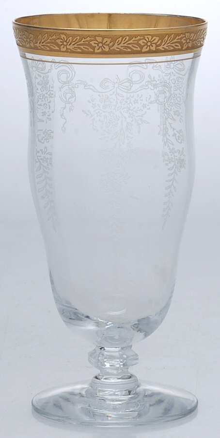 Melrose Clear (Stem 17356, Gold Encrusted) Iced Tea by Tiffin-Franciscan-1