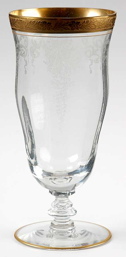 Melrose Clear (Stem 17358, Gold Encrusted) Iced Tea by Tiffin-Franciscan-1