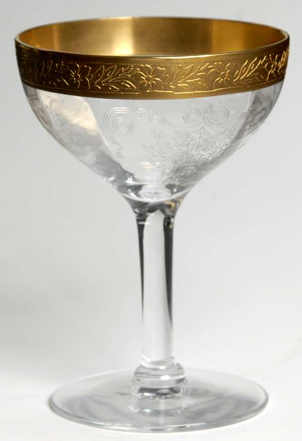 Melrose Clear (Stem 13633, Gold Encrusted) Liquor Cocktail by Tiffin-Franciscan-1