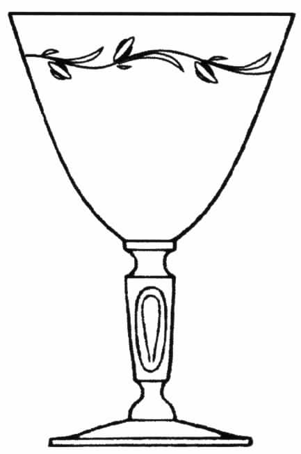 Merrileaf Water Goblet by Tiffin-Franciscan-1