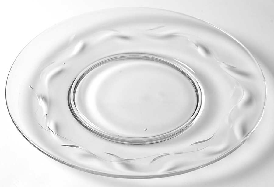 Mimi (Clear) Luncheon Plate by Tiffin-Franciscan-1