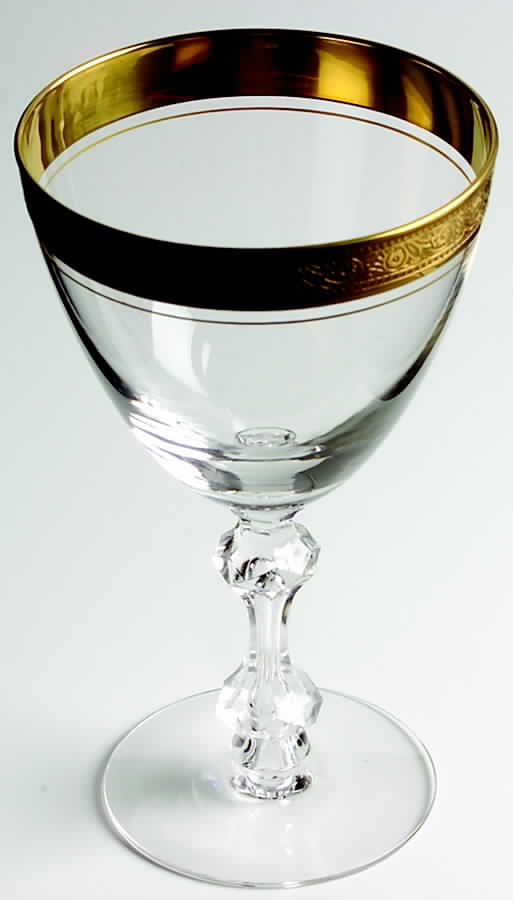 Minton Clear (Stem 17601) Water Goblet by Tiffin-Franciscan-1