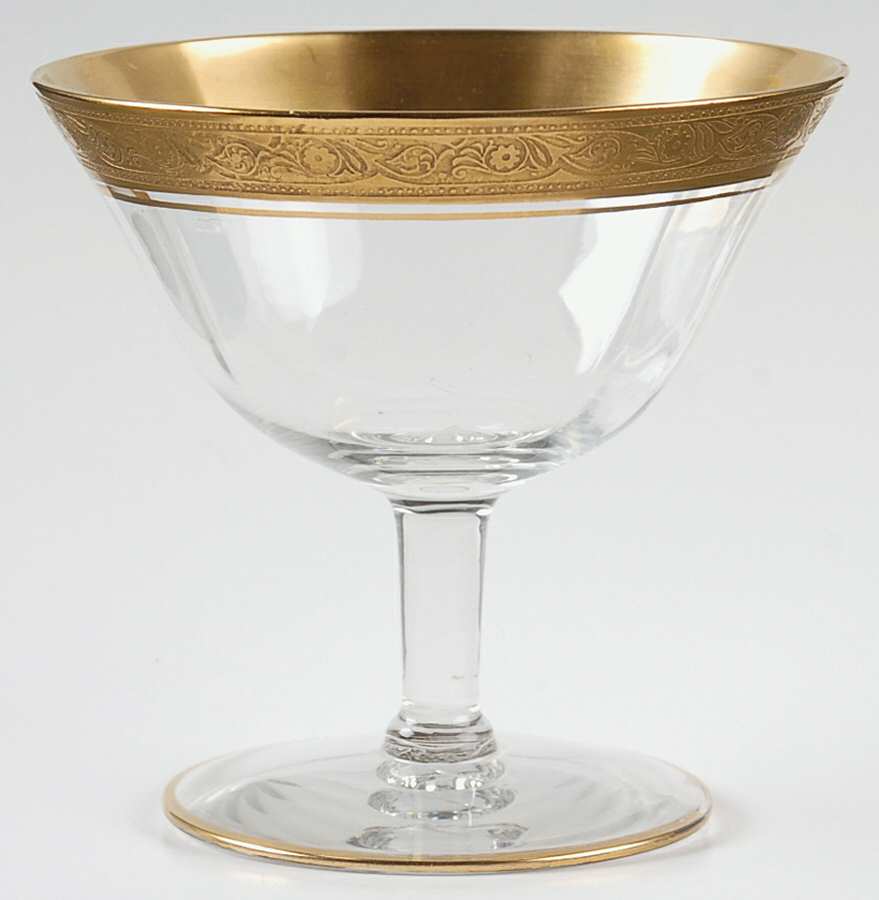 Minton Clear (Stem 14196) Sundae Glass by Tiffin-Franciscan-1