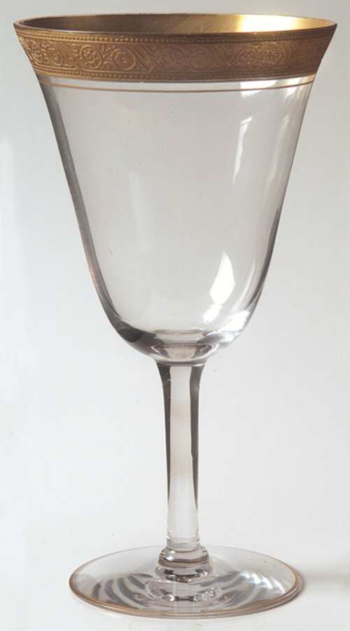 Minton Clear (Stem 14196) Water Goblet by Tiffin-Franciscan-1