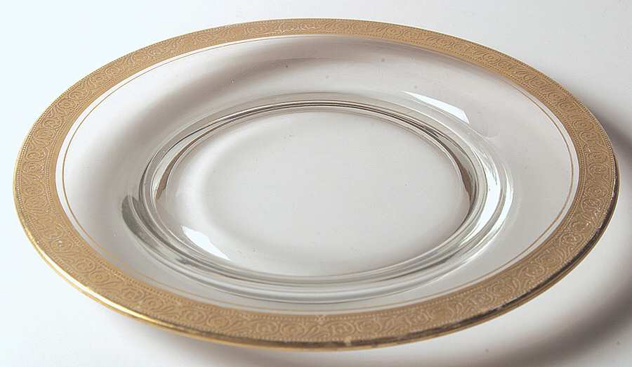 Minton Clear (Stem 14196) Luncheon Plate by Tiffin-Franciscan-1