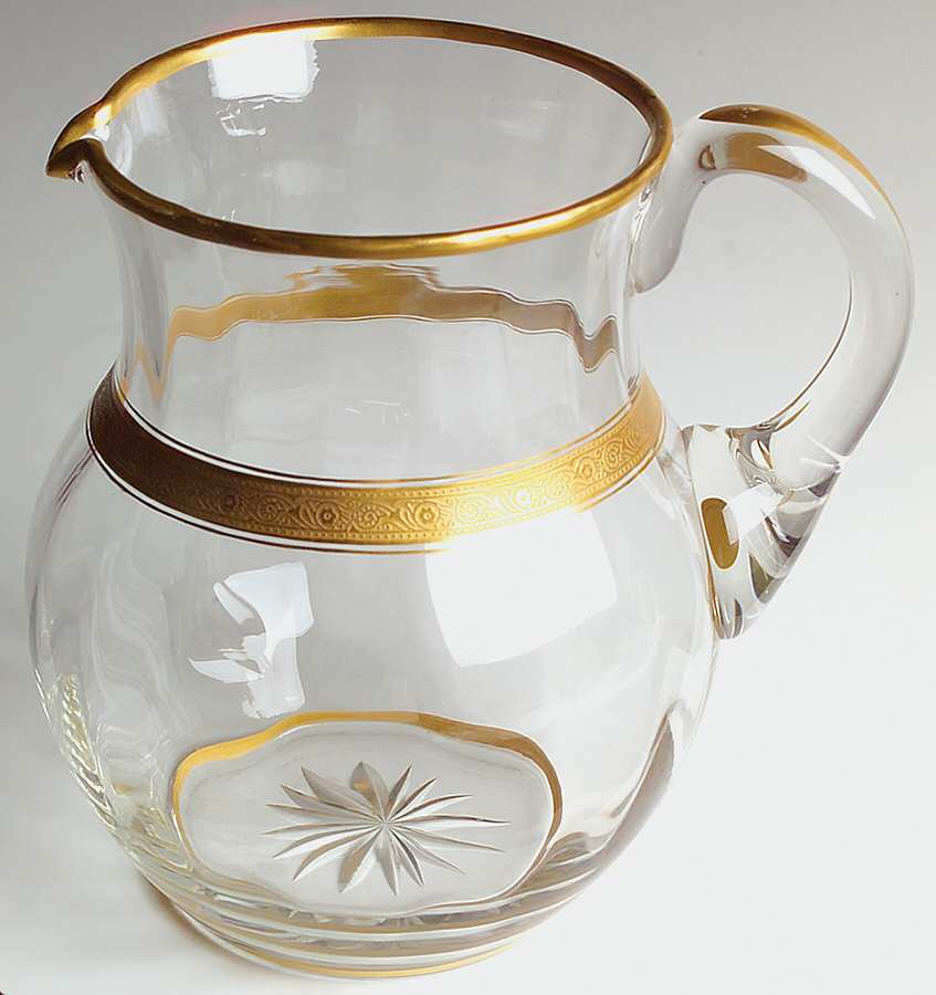 Minton Clear (Stem 14196) 80 Oz Pitcher by Tiffin-Franciscan-1
