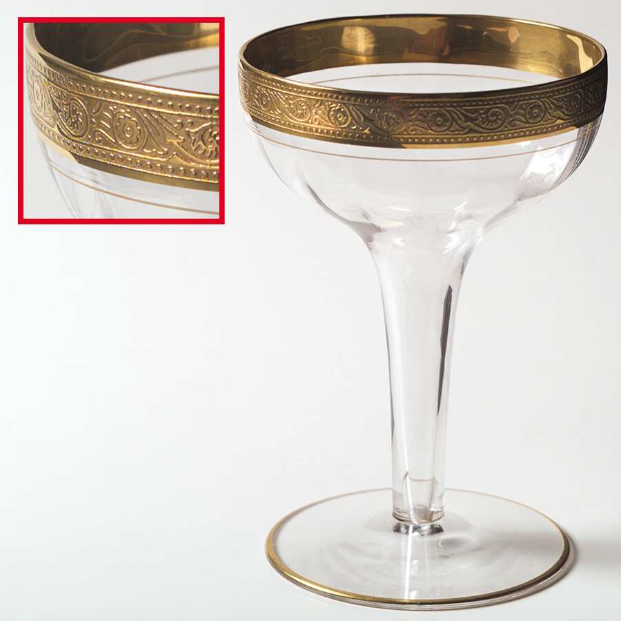 Minton Clear (Stem 14196) Tall Hollow Stem Champagne by Tiffin-Franciscan-1