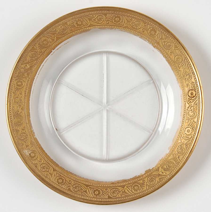 Minton Clear (Stem 14196) Coaster by Tiffin-Franciscan-1