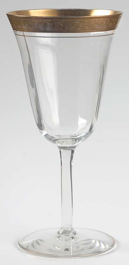 Minton Clear (Stem 14196) Water Goblet by Tiffin-Franciscan-1