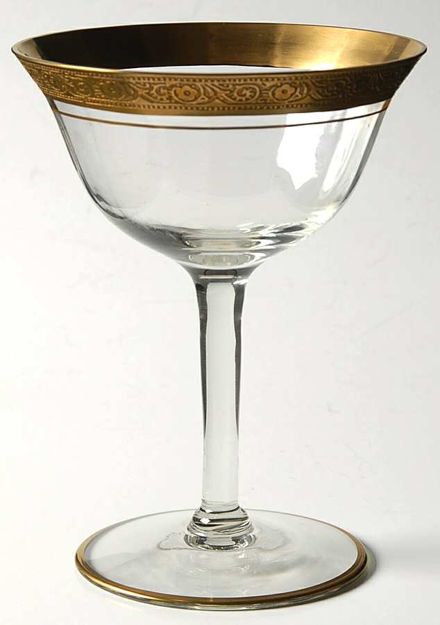 Minton Clear (Stem 14196) Champagne/Tall Sherbet by Tiffin-Franciscan-1