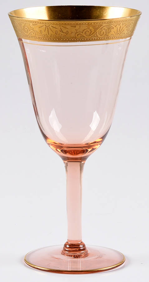 Minton Pink (Stem 14196) Wine Glass by Tiffin-Franciscan-1