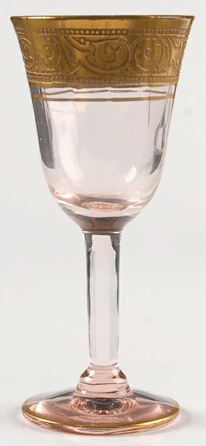 Minton Pink (Stem 14196) Cordial Glass by Tiffin-Franciscan-1