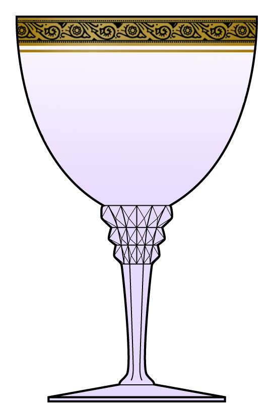 Minton Twilight (Stem 17507) Water Goblet by Tiffin-Franciscan-1