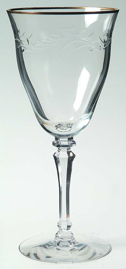 Minuette Gold Water Goblet by Tiffin-Franciscan-1