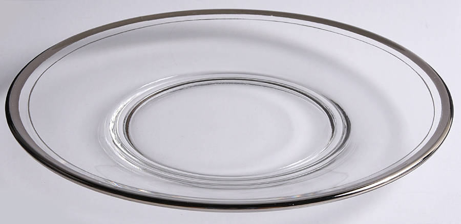 Miramar (Platinum Trim) Luncheon Plate by Tiffin-Franciscan-1
