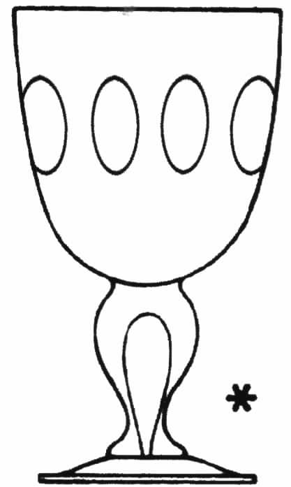 Mirror (Heavy) Water Goblet by Tiffin-Franciscan-1