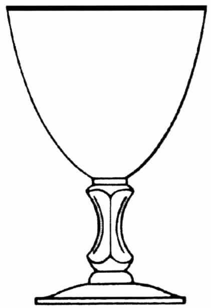 Montclair (Old, Platinum Trim) Water Goblet by Tiffin-Franciscan-1