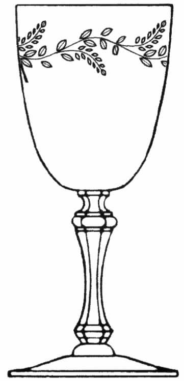 Montecarlo Water Goblet by Tiffin-Franciscan-1