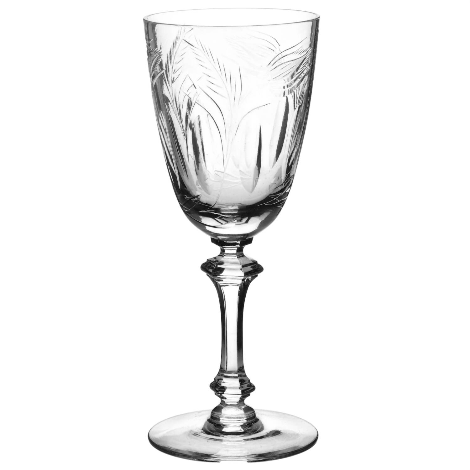 Moss Rose Wine Glass by Tiffin-Franciscan-1