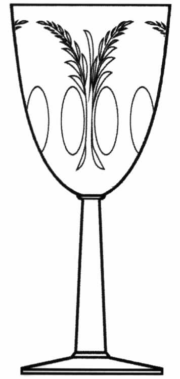 My Desire Water Goblet by Tiffin-Franciscan-1