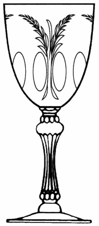 My Desire Water Goblet by Tiffin-Franciscan-1