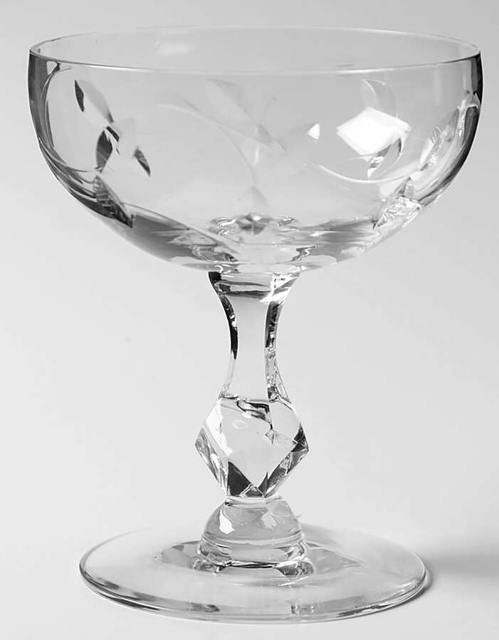 Myra Clear Champagne/Tall Sherbet by Tiffin-Franciscan-1