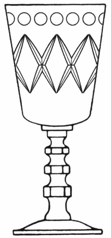 Nardoo Water Goblet by Tiffin-Franciscan-1