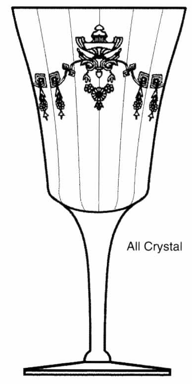 Nerissa Water Goblet by Tiffin-Franciscan-1