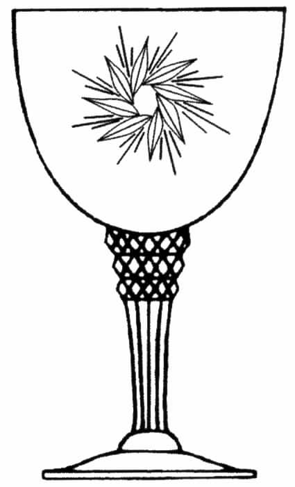 North Star Water Goblet by Tiffin-Franciscan-1
