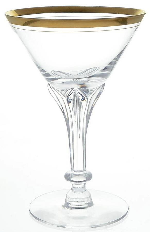 Nydia (Gold Trim) Champagne/Tall Sherbet by Tiffin-Franciscan-1