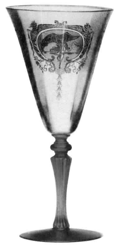 Nymph Water Goblet by Tiffin-Franciscan-1