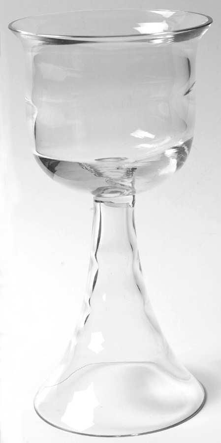 Optic Clear 10" Footed Vase by Tiffin-Franciscan-1