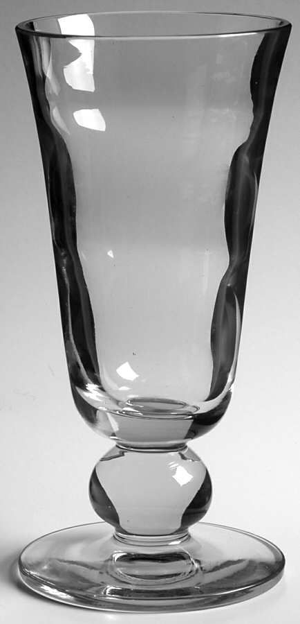 Optic Clear 8" Flared Vase by Tiffin-Franciscan-1