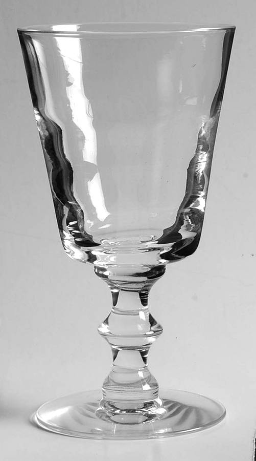 Optic Clear Water Goblet by Tiffin-Franciscan-1
