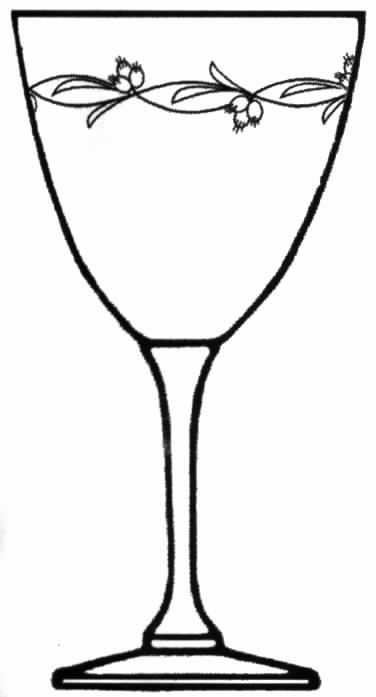 Pamela Clear Water Goblet by Tiffin-Franciscan-1