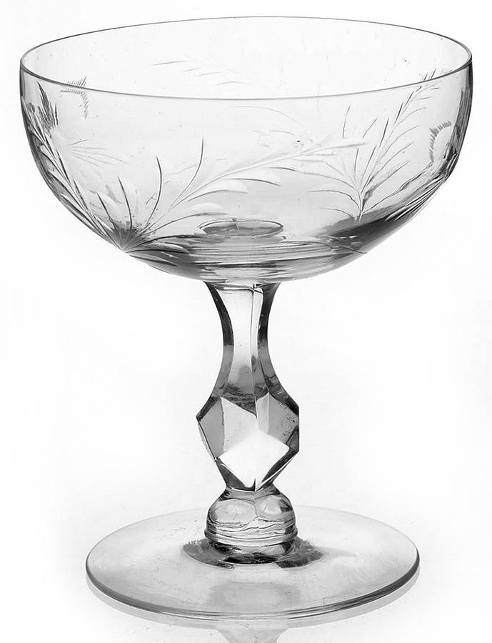 Pandora Clear Champagne/Tall Sherbet by Tiffin-Franciscan-1
