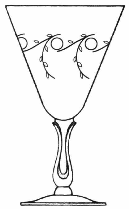 Parisienne Water Goblet by Tiffin-Franciscan-1