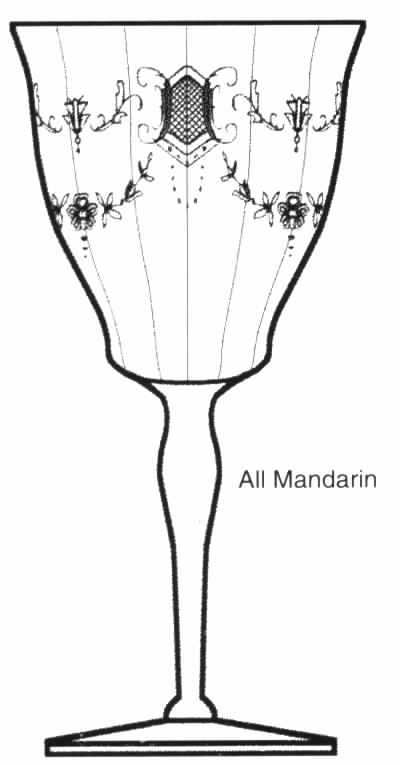 Patricia Water Goblet by Tiffin-Franciscan-1