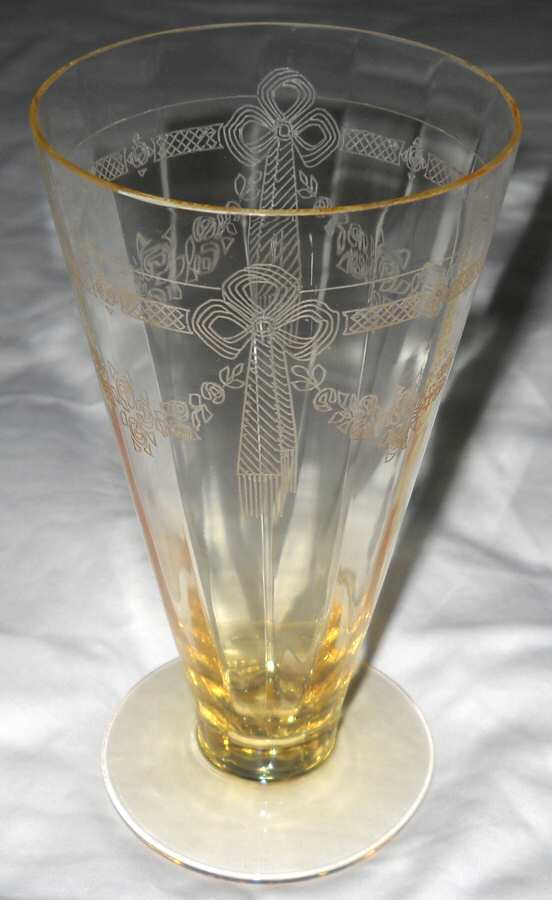 Paulina Yellow (Stem 14196) Iced Tea by Tiffin-Franciscan-1