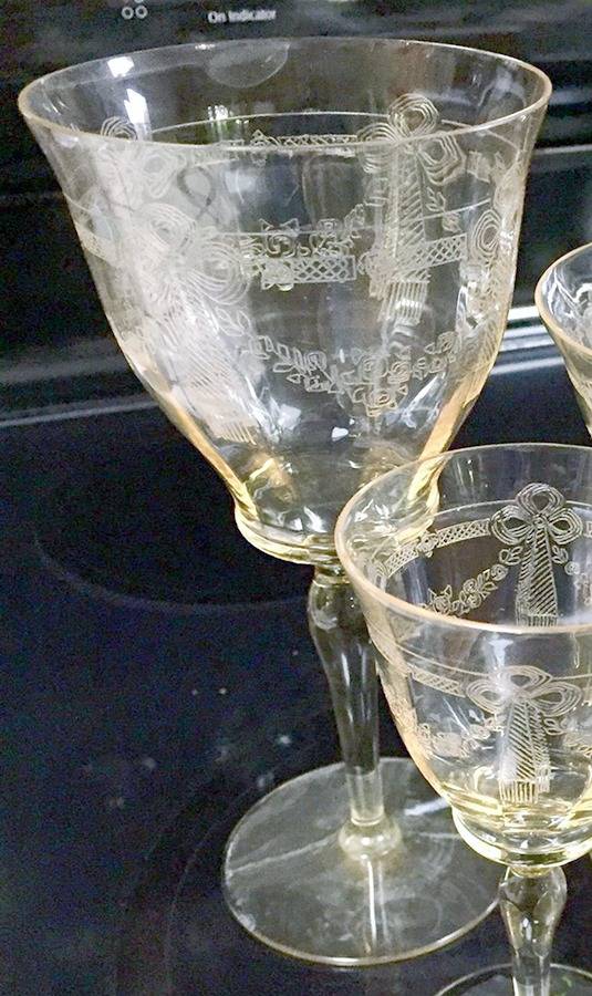 Paulina Mandarin Yellow (Stem 15042) Water Goblet by Tiffin-Franciscan-1