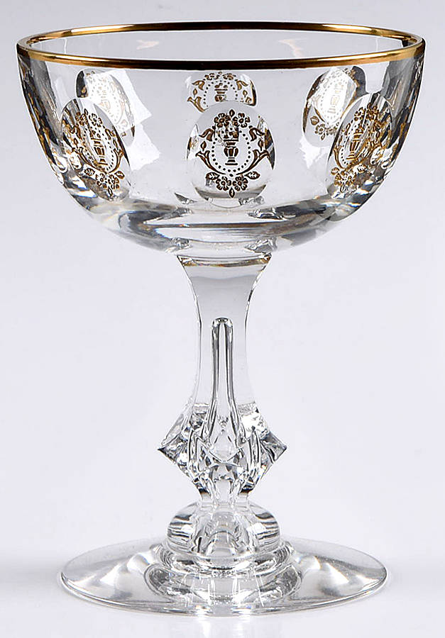 Palais Versailles Champagne/Tall Sherbet by Tiffin-Franciscan-1