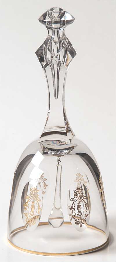 Palais Versailles Bell Made From Claret Glass by Tiffin-Franciscan-1