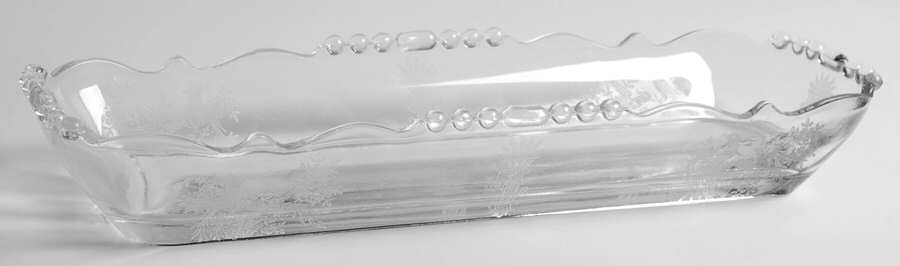 Persian Pheasant (Stem 17358, Optic) 10" Oblong Celery by Tiffin-Franciscan-1