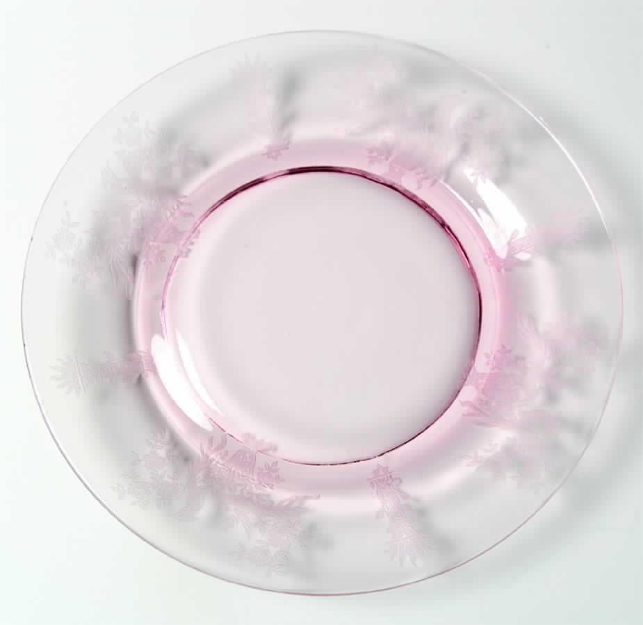 Persian Pheasant-Pink (15037) Luncheon Plate by Tiffin-Franciscan-1