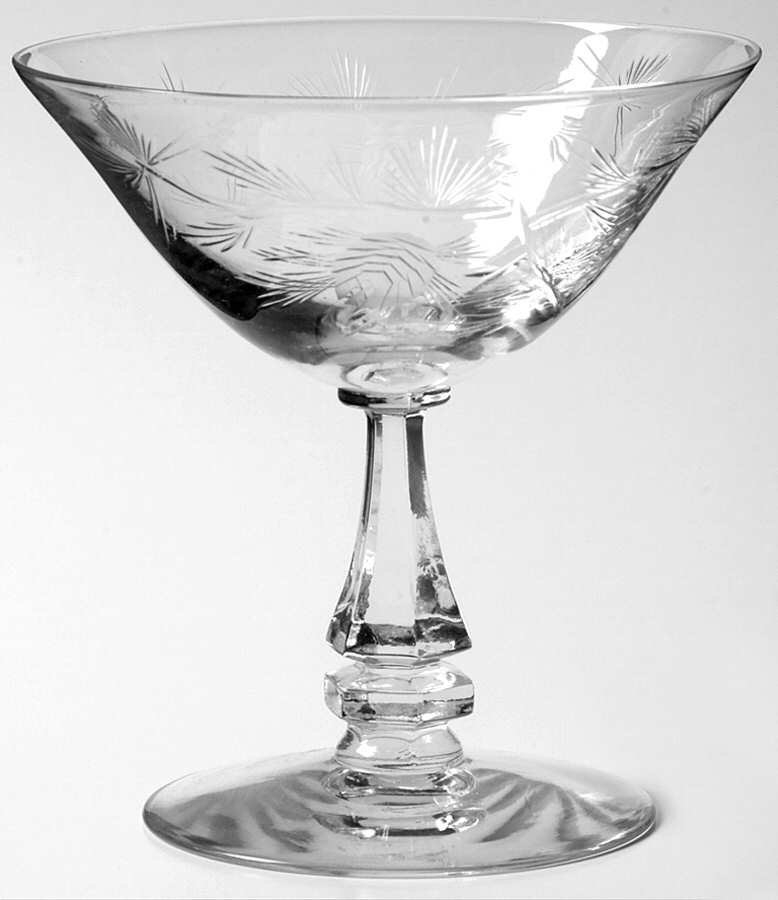 Pine Cone (Stem #17477) Champagne/Tall Sherbet by Tiffin-Franciscan-1